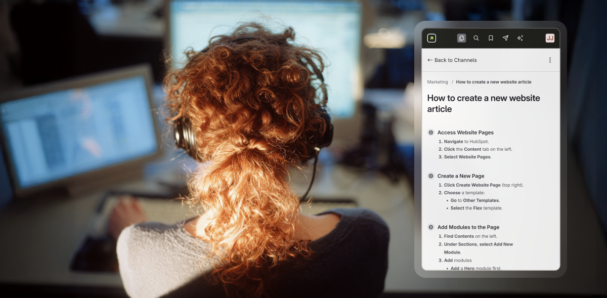 Using the ScreenSteps Sidekick browser extension to do a job task
