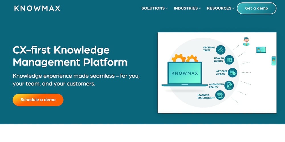 Knowmax knowledge management platform 