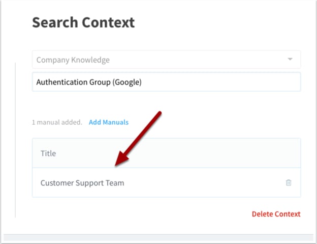 Search Context - ScreenSteps