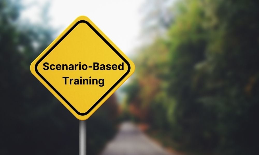 Scenario-Based Training sign