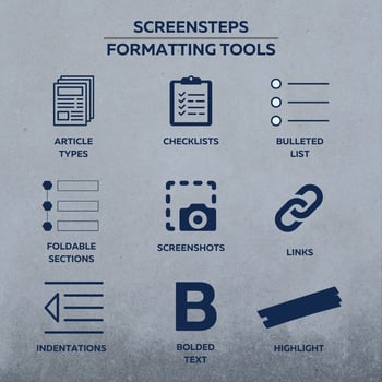 ScreenSteps Formatting Tools