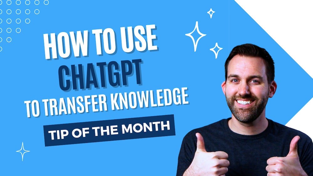 How to Use ChatGPT to Create Knowledge Transfer Resources