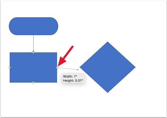 connect arrows to shapes in Excel