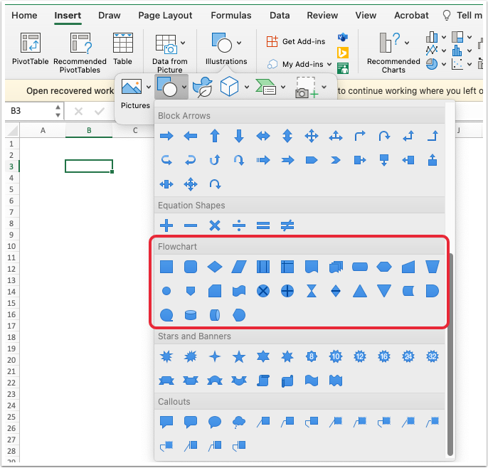 How to Create a Call Flow Diagram in Excel (6 Steps with Images)