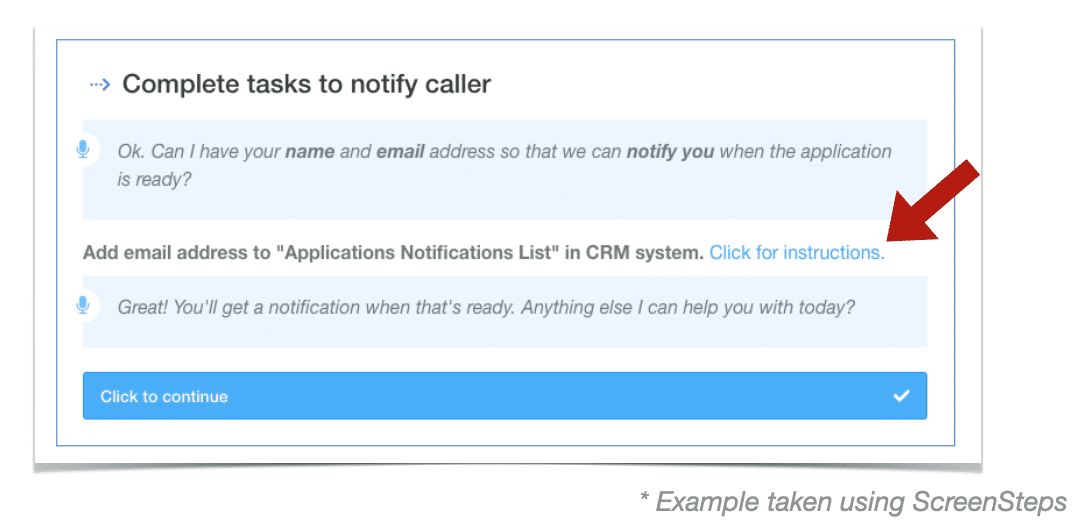 Important call flow tips: Referencing Information