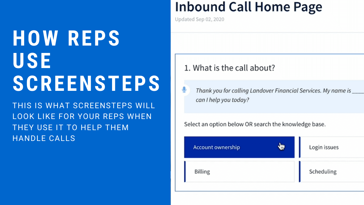 How Will My Call Center Reps Use ScreenSteps?